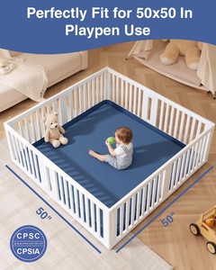 Tapis de jeu pour bébé en mousse épaisse et douce, imperméable, taille OEM personnalisée, pour le temps sur le ventre, adapté aux nourrissons, aux enfants et aux tout-petits - Product Image 3