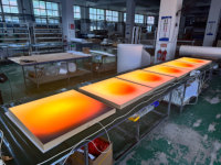Kotak Lampu LED Dekoratif Persegi Panjang LUZ dengan Peredup yang Dapat Disesuaikan, Bingkai Seni Akrilik Berlampu Belakang, Aluminium, Cetak UV, Ramah Lingkungan, Berkualitas Tinggi