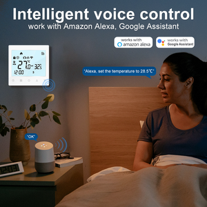 Nóng bán dưới sàn sưởi ấm nhiệt với Alexa điều khiển bằng giọng nói tuya cuộc sống thông minh ứng dụng điều khiển nhiệt độ wifi nhiệt - Product Image 3