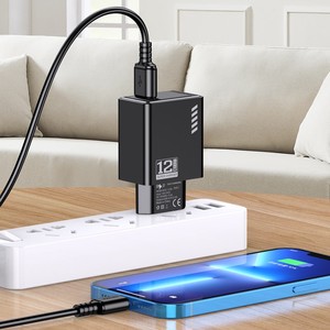 อะแดปเตอร์ชาร์จ Kakusiga 12W USB 5V/2.4A สีดำ ชาร์จเร็ว สำหรับอุปกรณ์มือถือ - Product Image 2