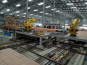 เครื่องทำอิฐดินเผาอัตโนมัติพร้อมแขนจับหุ่นยนต์ ระบบผลิตอิฐดินเผา ระบบวางอิฐบล็อก - Product Image 2