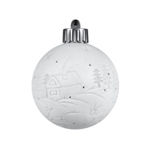 Venta Directa de Fábrica de Cerámica, Lámpara Colgante de Porcelana con Forma de Bola, Decoración para Árbol de Navidad - Product Image 4