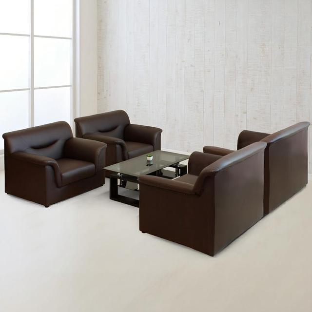 Factory Direct Commercial Waiting Room Furniture Business Negotiation Leather Sofa