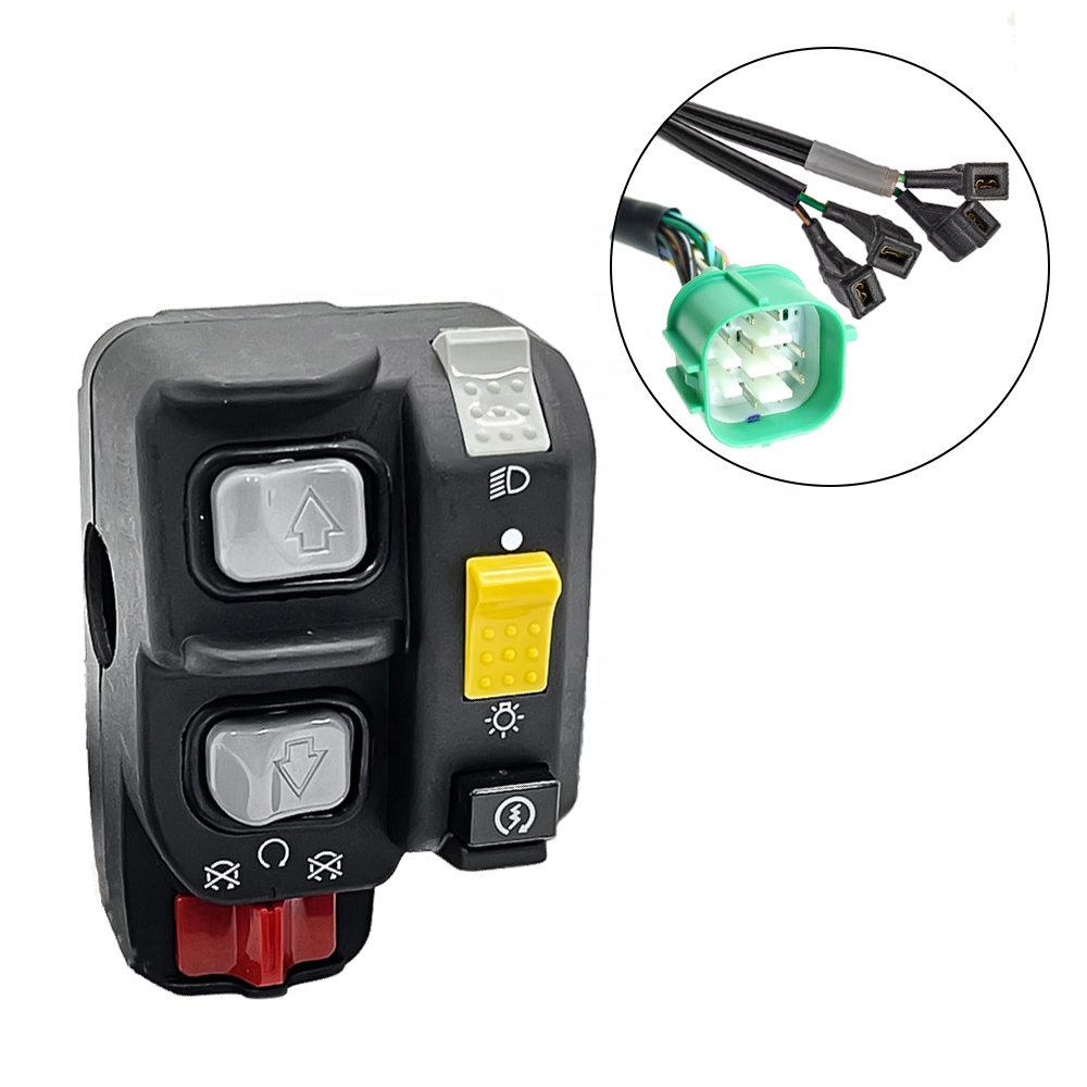 Левый переключатель на руль 35140-HP7-A02 35140-HP7-A01 для Honda TRX420 TRX420FA TRX420FPA Rancher 420