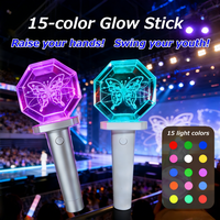 Barras Luminosas de Plástico Directas de Fábrica para Reuniones de Fans, Logotipo Personalizado para Conciertos de Anime, Barra Luminosa con Control Remoto Personalizable