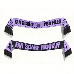 Bufanda de Aficionado al Fútbol con Logotipo Personalizado, Colores de la Selección Nacional, Artículos para Aficionados, Bufanda de Animación para el Torneo 2026, Pedido al por Mayor de Fábrica - Product Image 4