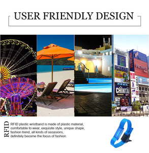 Muñequeras tejidas de poliéster sublimación moda logotipo personalizado muñequeras VIP RFID para eventos - Product Image 6
