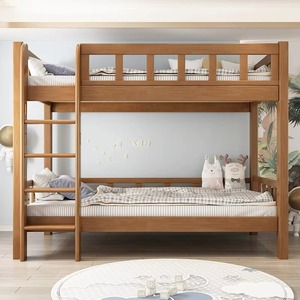 Letto a Castello in Legno Massello Ecologico Multifunzionale di Alta Qualità per Bambini, <span class=keywords><strong>Salvaspazio</strong></span> per Camere da Letto e Scuole - Product Image 2