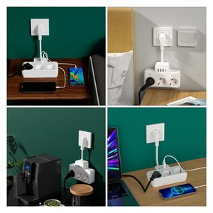 3 Outlet EU Power Strip <strong>with</strong> Individual <strong>Switches</strong> 3 USB Ports Extension Socket European <strong>Plug</strong> Wall Outlet CE ROHS KC Certified - Product Image 4