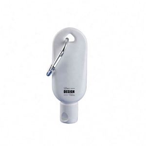 Botellas de Viaje Personalizadas con Llavero, Envases Recargables a Prueba de Fugas de 1oz para Desinfectante de Manos y Líquidos - Product Image 1