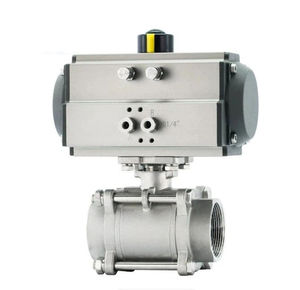 Q611F Connecteur rapide sanitaire pneumatique à 3 pièces en acier inoxydable 304 avec extrémité filetée pour le contrôle du gaz/de l'eau/de l'huile, port DN8 - Product Image 4