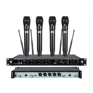 4-channel AD4Q digital wireless karaoke microphone system with 4 BETA58A/KSM8 handheld microphones,YHS AD4Q