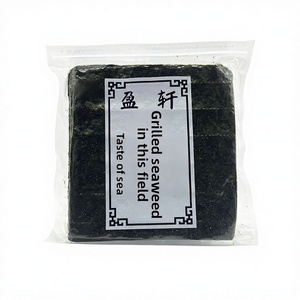 Feuilles de Nori pour Sushi 50 feuilles 120g, feuilles d'algues grillées prêtes à consommer, pour rouleaux faits main, usage commercial, sélection premium, température ambiante - Product Image 1