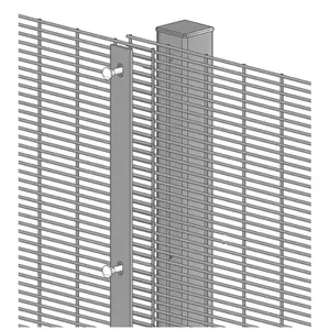 Yuchen recinzione in acciaio 358 ad alta sicurezza protezione prigione barriera di filo di recinzione perimetrale difendibile recinzione della struttura recinzione