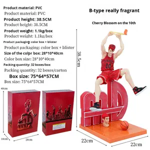 Figura de Anime de Baloncesto Japonés, Slam Dunk, Shenshou Sakura, Hanamichi Rukawa, <span class=keywords><strong>Kaede</strong></span> Mitsui, Hisahiro Miyagi, Akagi Shohken, Regalo - Product Image 6