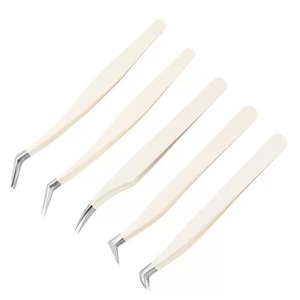 Juego de Pinzas para Pestañas Zhen Xin de Acero Inoxidable de Precisión para Extensión y Rizado de Pestañas - Product Image 3