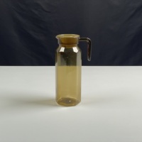 Kendi air dingin PC Eco 1100ml, kendi air plastik dapat dipakai ulang untuk rumah dan Dapur, kendi air es ringan