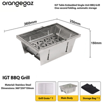 Fabricant en gros de tables de camping IGT avec tous les accessoires pour des configurations esthétiques de camping en plein air
