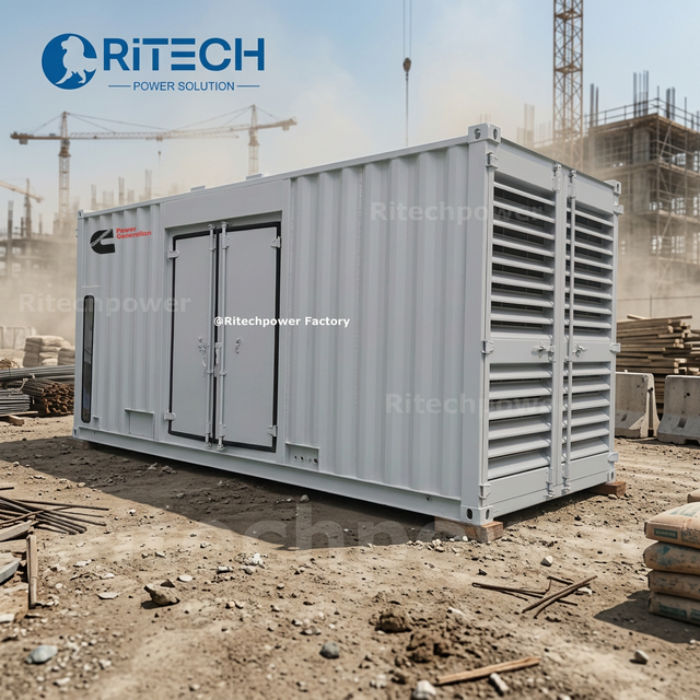 Perkins or Cummins 1000kW 500kW 600kW 800kW Diesel Generator Container Type  Customization Genset  Backup Power Station