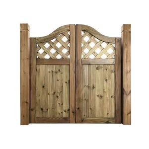 Clôture extérieure en bois résistante à la corrosion pour chiens/chats/animaux de compagnie Clôture de cour de porte d'isolement intérieure polyvalente pour une utilisation en mobilier d'extérieur - Product Image 1