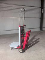 Carretilla Eléctrica para Subir Escaleras de 1000W y 500KG de Capacidad, Batería de Litio de 48V72Ah, Plegable, Motorizada, para Transportar Mercancías