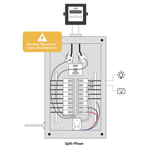 Compteur d'électricité Tuya 300/200A, mesure bidirectionnelle, analyse complète des données historiques de consommation d'énergie W929 - Product Image 1