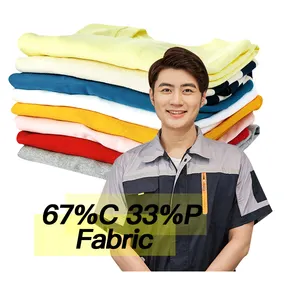 67% Cotton 33% Polyester Fabric Wholesale Custom Manufacture 67% Cotton 33% Polyester Denim Fabric