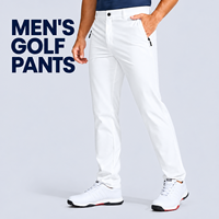 Pantalon de travail et décontracté de golf ODM, absorbant l'humidité, écologique, doux, avec coutures renforcées, lavable en machine