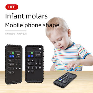 Téléphone à mâcher pour bébé, télécommande, jouet en silicone souple, réutilisable pour bébés - Product Image 2