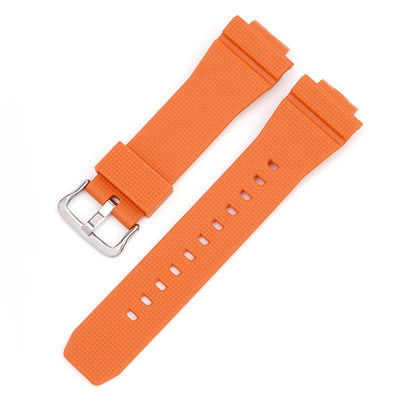 Boucle orange + argent