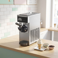 Commerciële mini-ijsmachine, softijsmachine, desktop ijsmachine, fabriek voor ijsmachines
