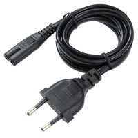 Cable de Computadora Estándar Europeo, PVC Negro, 1.5m, Personalizado para Electrodomésticos, Guoqun GQ/032