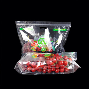 Emballage de fruits personnalisé sacs de fruits Transparent respirant Portable tomate mangue raisin cerise sac de conservation de la fraîcheur en plastique - Product Image 3
