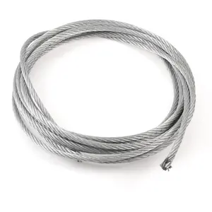 高强度镀锌钢丝绳/拉线5/16 (7/2.64毫米) 1/4 (7/2.03毫米)