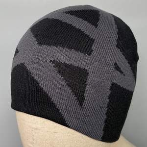 Kostenlose Musteranfertigung Individuelles Markendesign Etikett Y2k Designer Gestrickte Totenkopf Winter Jacquard Beanie Mütze - Product Image 5