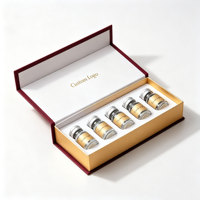 Boîte rigide à fermeture magnétique de luxe, personnalisable avec logo et couleur, pour flacon de peptide, emballage cosmétique, boîte en papier