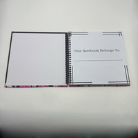 Carnets à couverture rigide personnalisable avec impression d'agenda carnet à spirale de luxe A4 A5 A6