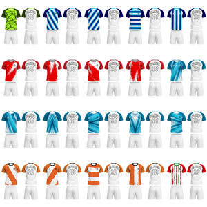 Seragam Jersey Futsal Polyester Profesional Model Tim untuk Kelas Pendidikan Jasmani, Sablon Heat Press Layanan OEM, Bernapas - Product Image 3