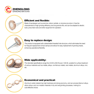 Disco Abrasivo de Alta Eficiencia con Mango Giratorio <span class=keywords><strong>para</strong></span> Pulir, Disco de Láminas Abrasivas <span class=keywords><strong>para</strong></span> Máquina Pulidora - Product Image 2