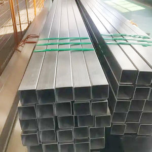 Vente en gros d'usine 201 202 301 304 304L 321 316 316L tubes carrés soudés en acier inoxydable - Product Image 6