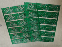 PCB FR4 Personalizzato a Doppia Faccia, Circuito Stampato Bifacciale con Inchiostro Verde per Saldatura per Lampada a Induzione a Doppia Testa