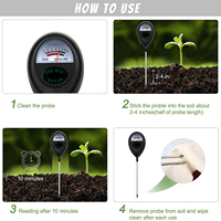 Le testeur de sol pH peut être utilisé à l'intérieur et à l'extérieur sans avoir besoin de piles.