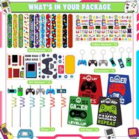 72-teiliges Videospiel-Themen Halloween-Party-Geschenkset, Goodie-Bag-Füller für Kindergeburtstage und Chinesisches Neujahr