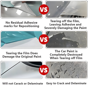 Película de revestimiento para coche con textura de mármol de PVC, vinilo con acabado brillante o mate para cambio de Color y decoración automática - Product Image 6