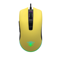 Souris de jeu bon marché avec logo personnalisé OEM ODM, souris de jeu avec 30 millions de clics, éclairage RVB pour ordinateurs portables et ordinateurs de bureau