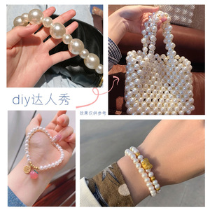 ลูกปัดพลาสติกเรซิ่นหลากสีทรงกลมขนาด 8-16 มม. สำหรับทำเครื่องประดับ DIY อุปกรณ์งานฝีมือ ไข่มุก H3 H5 H9 H10 H11 H13 H16 H20 - Product Image 5