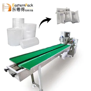 High-speed automatic pillow-type pearl cotton express Courier Parcels Wrapping Bubble Film packing machine