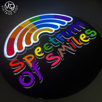 Enseigne LED rétroéclairée sur mesure avec panneau personnalisable – Enseigne polyvalente pour commerce et entreprise