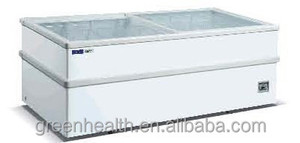 Réfrigérateur commercial avec couvercle coulissant en verre, style européen, congélateur horizontal pour supermarché, modèle WD-580D - Product Image 2