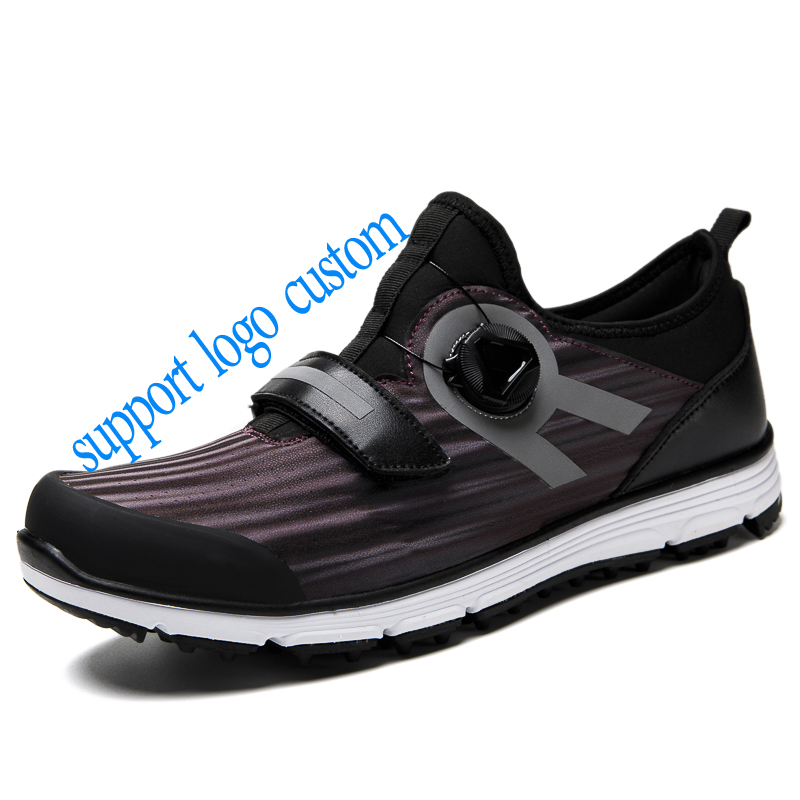 High Quality Mens Leather Golf Shoe Sole,Waterproof Rubber Golf Shoes For Men,Sports Casual Outsole Mens Golf Shoes Spikes